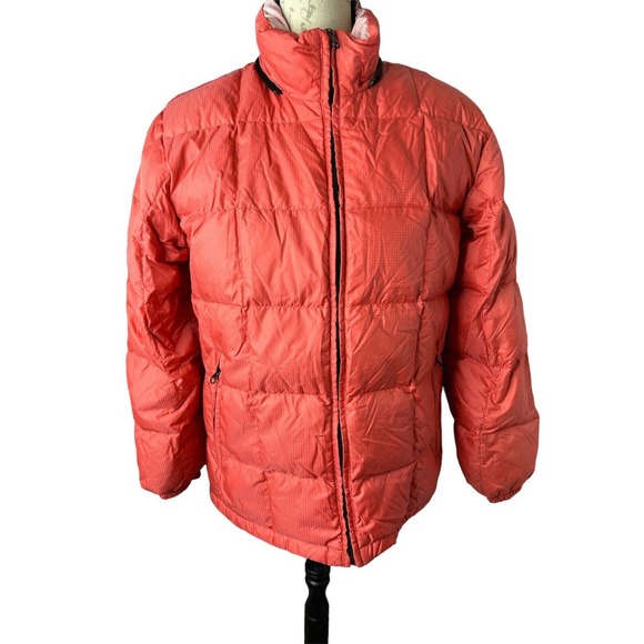 Lands End Women Pink XSP 2-4) Reversible Quilted Down Puffer Goose Down‎ Jacket - Picture 1 of 6